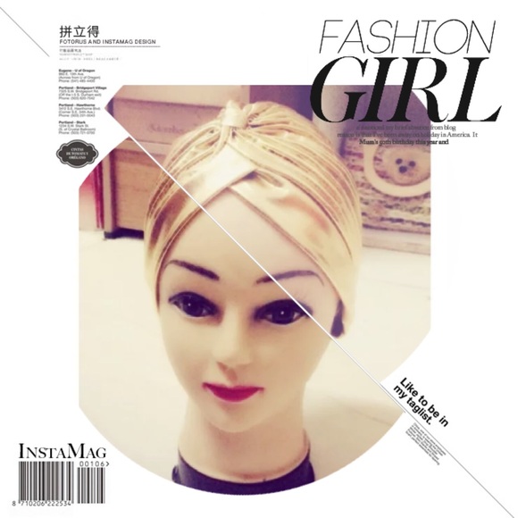 Accessories - 🆕 Gold head wrap /turban