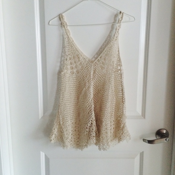 Crochet coverup top