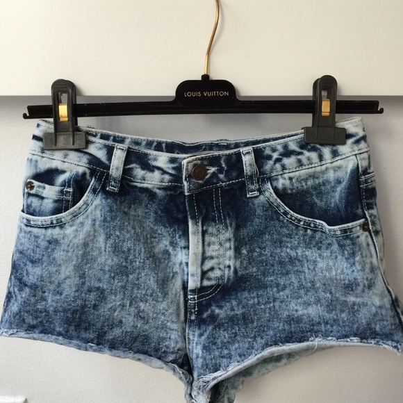 topshop denim shorts