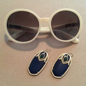 🚫SOLD Miu Miu ivory sunglasses