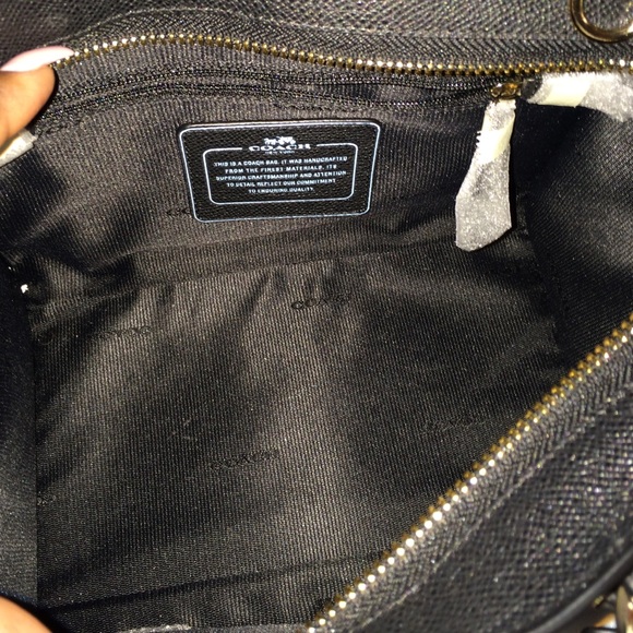 Leopard Pale Blue Coach Oclt Mini Crossbody - Picture 3 of 3