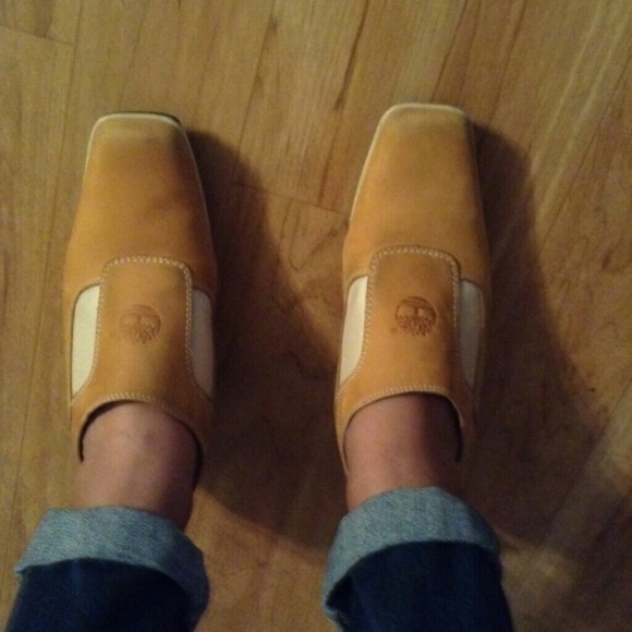 Timberland slip on wedges