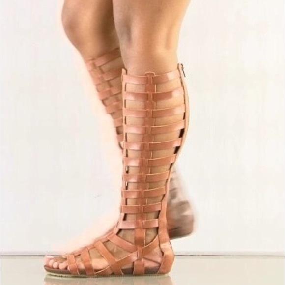 MIA Glitterati Gladiator Sandal Cognac