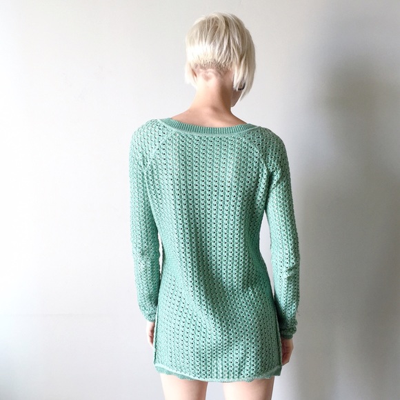 BCBG Kent Sweater in Mint - Picture 3 of 4