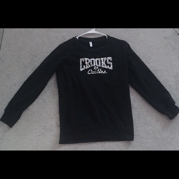 Crooks and Castles Black Sweater