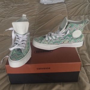 Missoni converse sneakers. Size 8.5 never worn