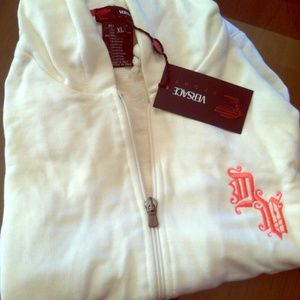 Authentic Versace white hoodie size xl