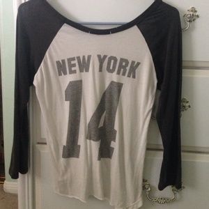 brandy Melville baseball shirt