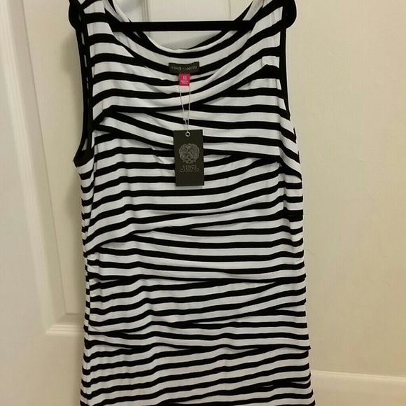 Vince Camuto layered bodycon summer tank dress