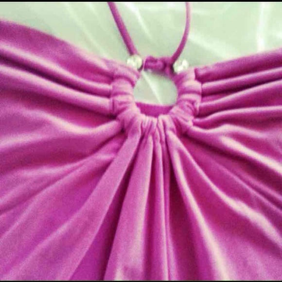 Express pink halter size small - Picture 2 of 2