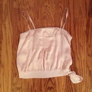 Gap silk blush cami