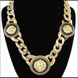 Multi head Lion Necklace