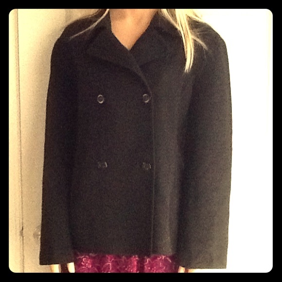 Alexandra Bartlett Lightweight 100% Wool Pee Coat