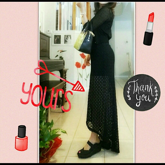 Black net  mexi Dress