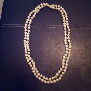 Pearl necklace costume jewelry