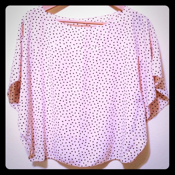 ♠️RACHEL Rachel Roy Peach Batwing Top