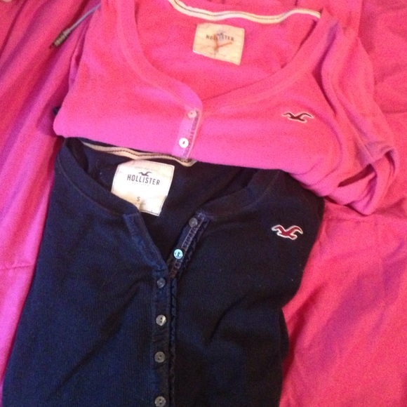 Two hollister shirts :) bundled