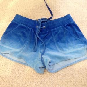 Ombré Blue Juicy Couture Shorts