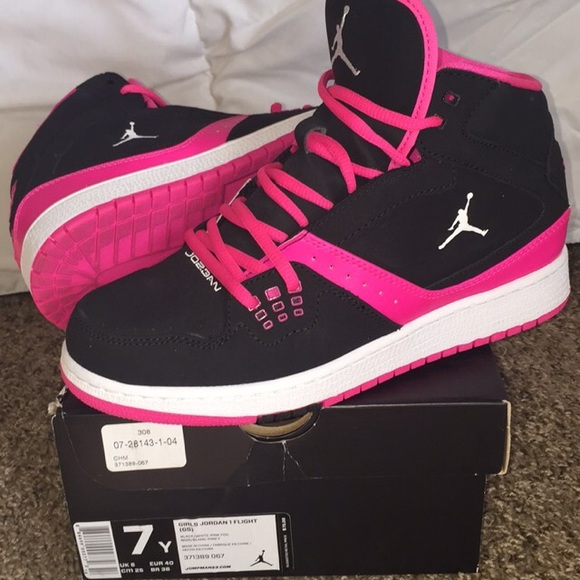 Hot Pink Jordan's