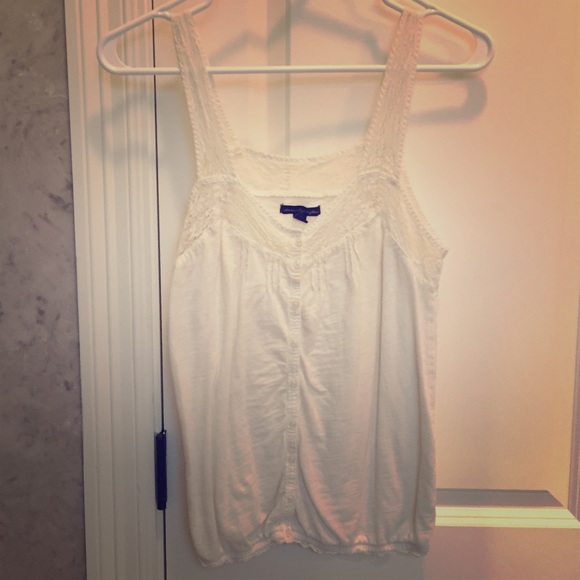 Crochet lace tank top