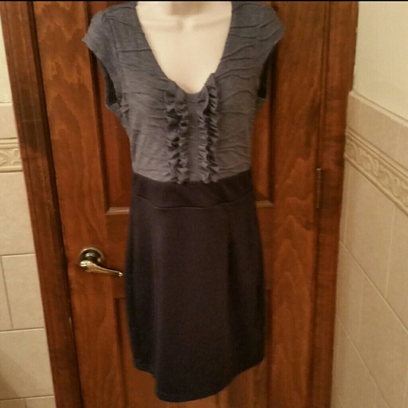 A 2 tone grey and blue dress. 2for15$