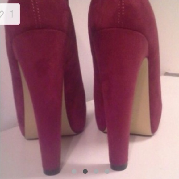 Reposh! Asos Sueded Fabric! Raspberry - Picture 2 of 4