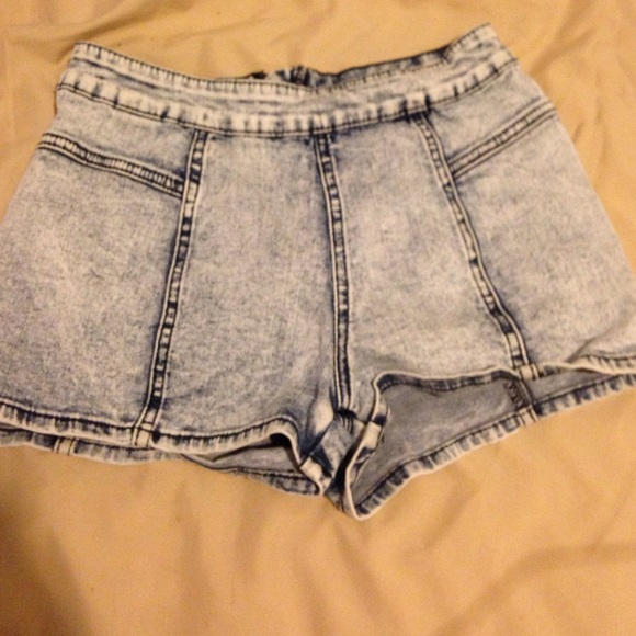 High waisted shorts