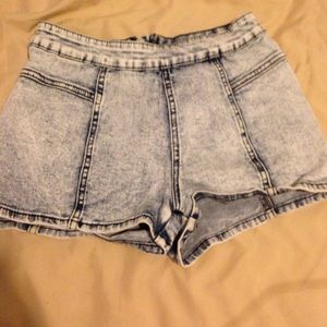 High waisted shorts