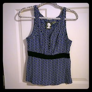 Anthropologie Girls from Savoy Skylark blouse