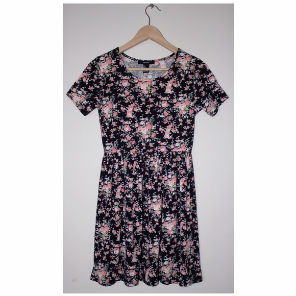 F21 floral dress