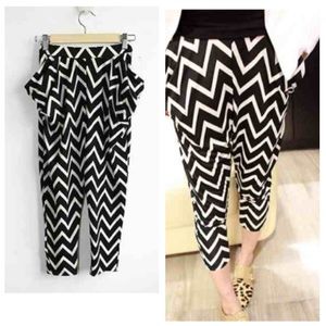 🇺🇸4th of July Sale 🇺🇸Chevron Harem Pants