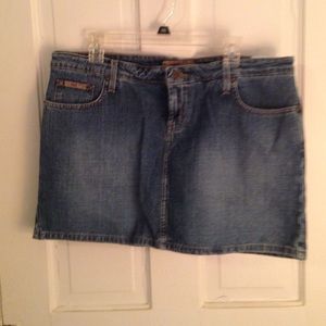 LEI jean skirt with shorts built underneath