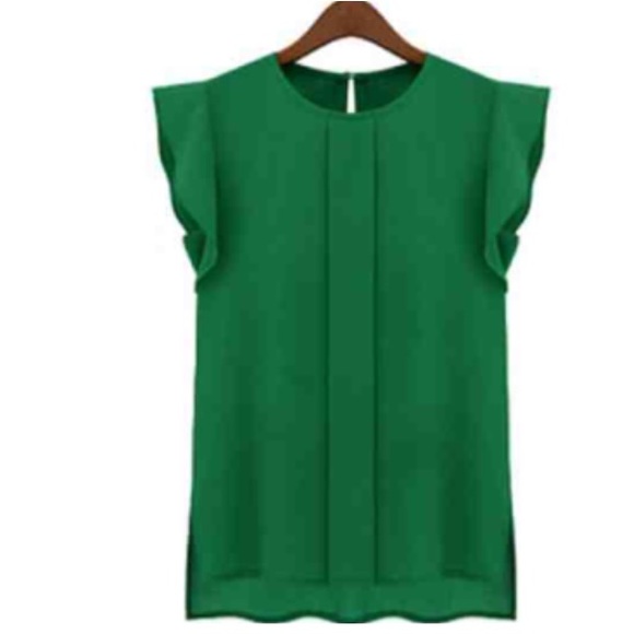 🇺🇸4th of July Sale 🇺🇸Tulip Sleeve Chiffon Top