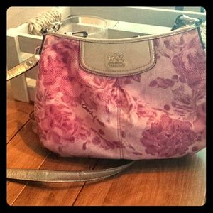Floral Coach handbag