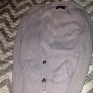 American Eagle grey long sleeve cardigan