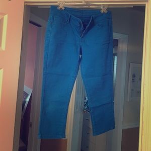 Royal Blue capri's