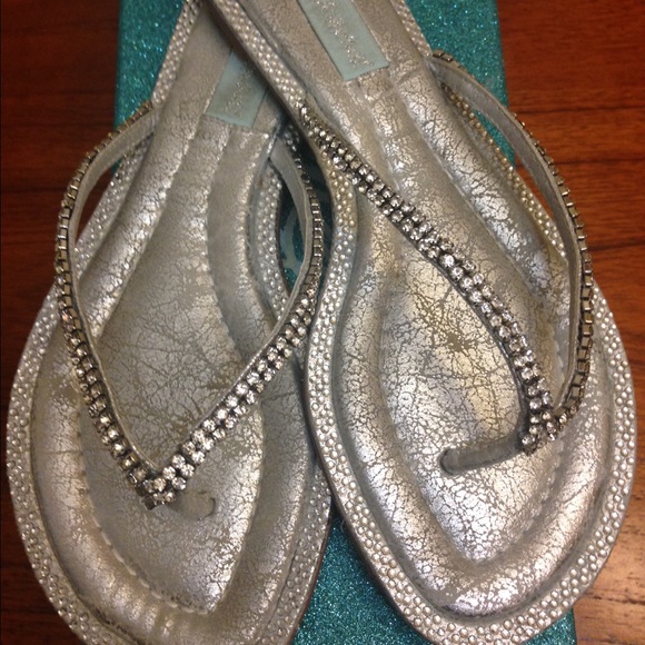 Blue by Betsey Johnson Bridal Sandal Sz 6.5