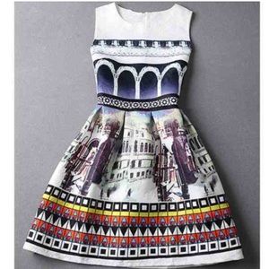 🇺🇸4th of July Sale 🇺🇸 Graphic Print Dress