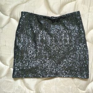 Backstage sequin mini skirt (from  free people)