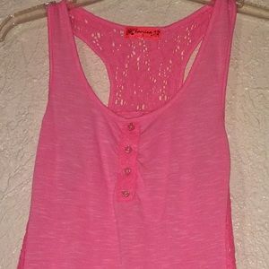 Pink tank top