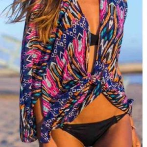 🇺🇸4th of July Sale 🇺🇸  Print Beach Kimono