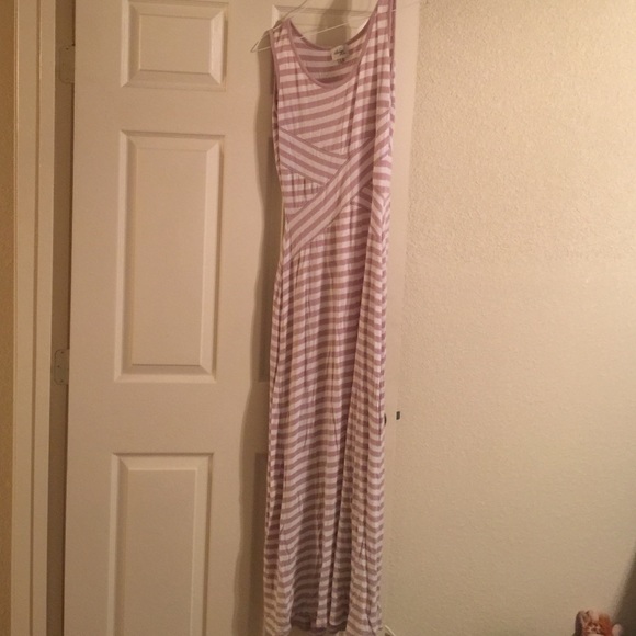 Striped maxi