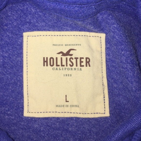 Hollister HCO blue bling sweatshirt - Picture 2 of 3