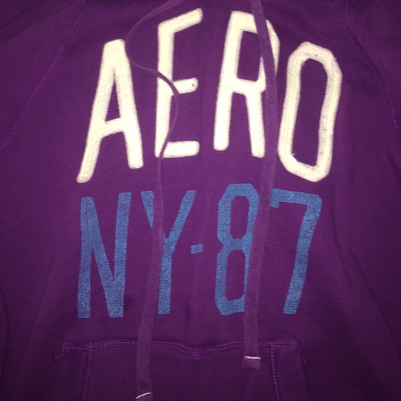 Aeropostale purple hoodie. - Picture 2 of 3