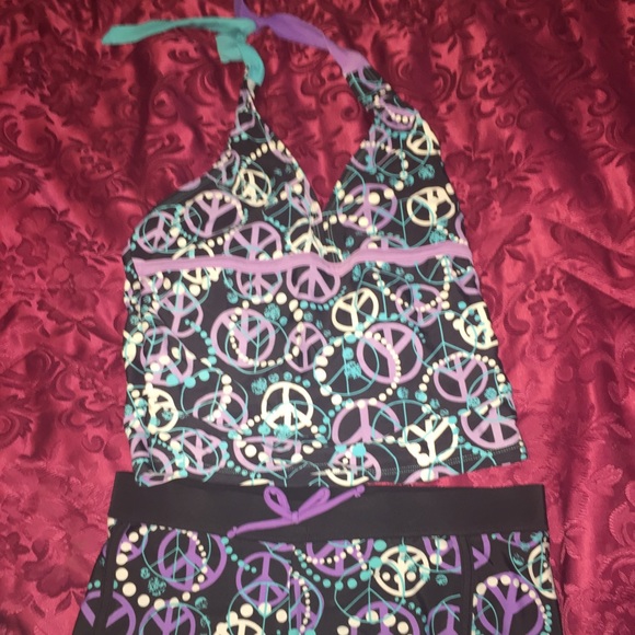 Two piece bathing suit!