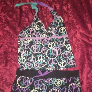 Two piece bathing suit!