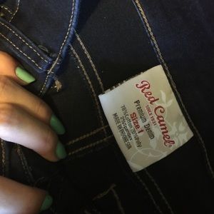 Dark blue cute pants