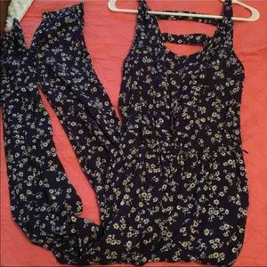 F21 floral romper