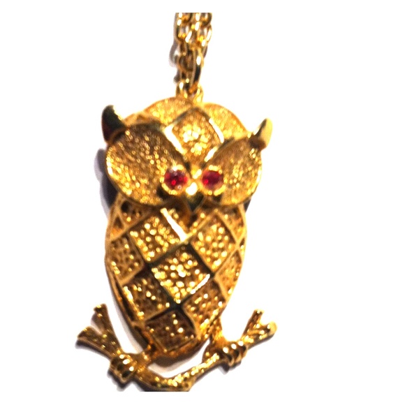 VINTAGE OWL NECKLACE
