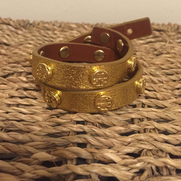 Tory Burch Gold Wrap Bracelet